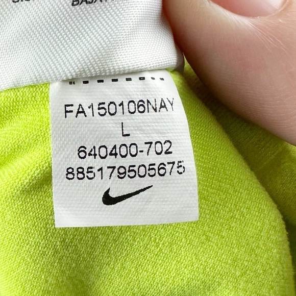 Nike Golf Tour Performance Neon Zip Up Pullover Size Large - Picture 6 of 7